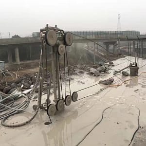 Application of Wire Rope Saw For Reinforced Concrete Cutting-3